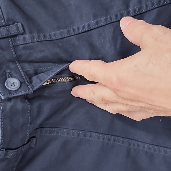 Jones New York Womens Shorts Size 12 Blue Utility - Picture 3 of 11